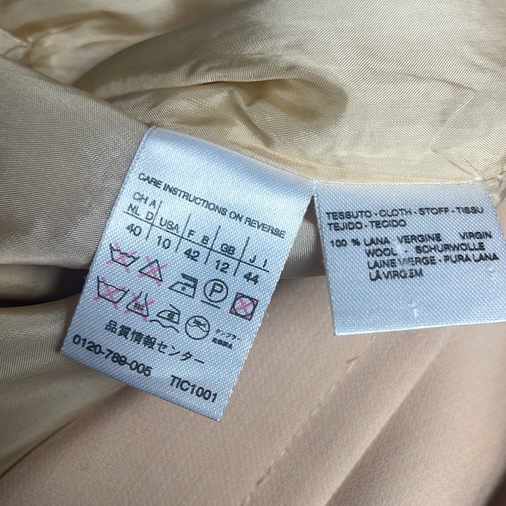 Maxmara Virgin Wool Lined Knox Button Blazer - image 4